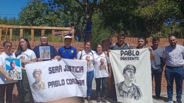 Familiares y allegados a Pablo volverán a manifestarse el 1, al cumplirse diez meses del crimen. (Gentileza)