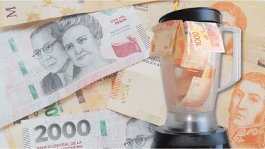 Los ahorristas más complicados por las medidas de Milei. 