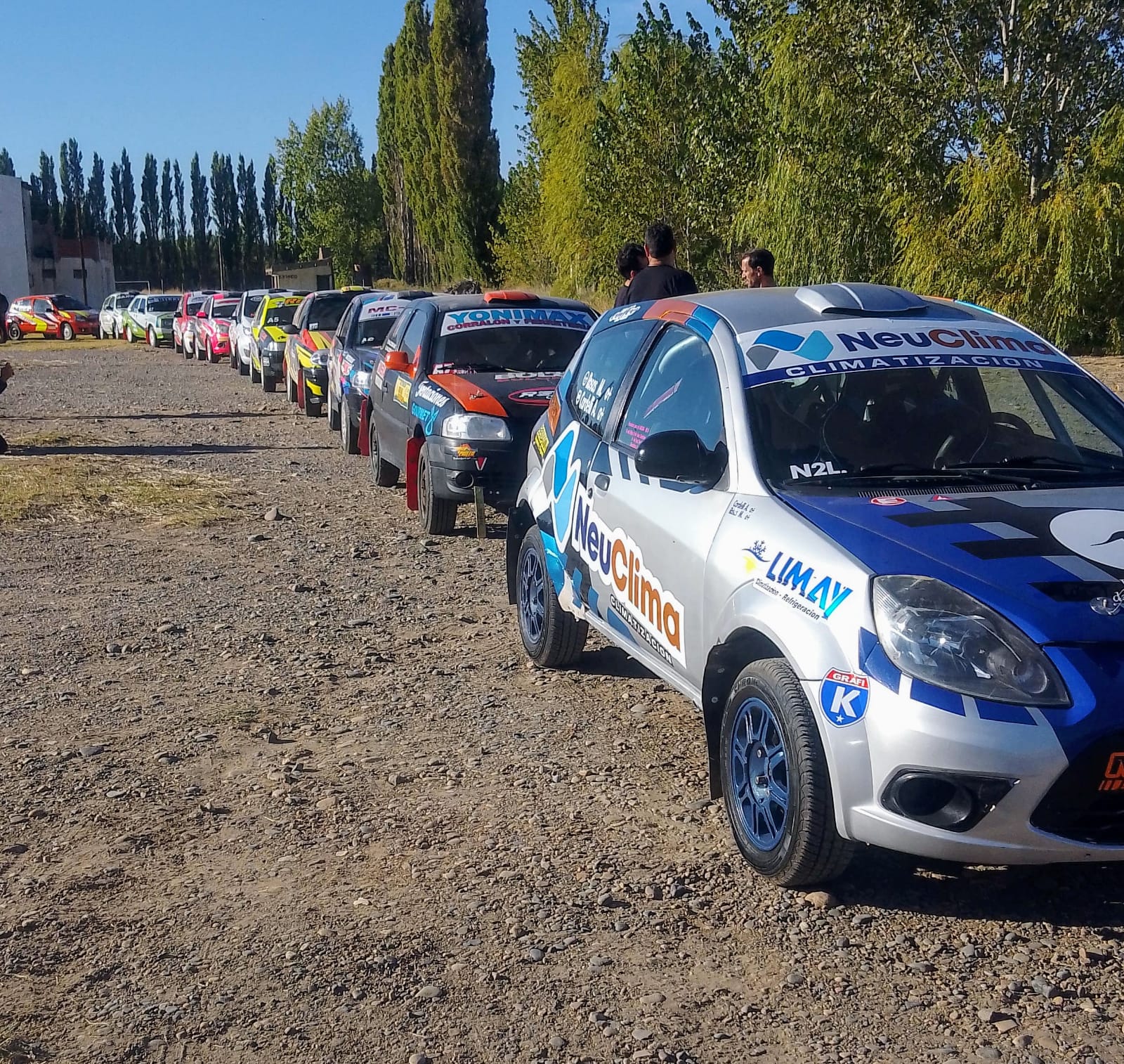 El Rally Neuquino pone primera en Senillosa. Gentileza: Omar De los Santos.