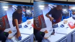 Video: Simuló ser un comprador, espero un descuido y robó en un kiosco de Roca