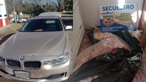 Detienen a un hombre en Río Colorado que transportaba 100 kilos de carne en el baúl de un BMW