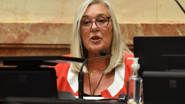 La senadora recibió amenazas de muerte. 