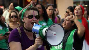 Marcha 8M en la Patagonia 2024. Foto: Marcelo Ochoa