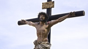 Cada Viernes Santo, la Iglesia Católica conmemora la crucificción de Jesús.-