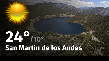 Clima en San Martin de los Andes: cuál es el pronóstico del tiempo para hoy viernes 1 de marzo