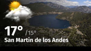 Clima en San Martin de los Andes: cuál es el pronóstico del tiempo para hoy viernes 29 de marzo