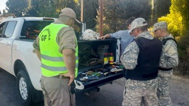 Caza furtiva en el parque nacional Lanín, en Junín de los Andes. Foto: gentileza. 