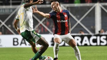 San Lorenzo empató 1 a 1 con Palmeiras por la Copa Libertadores. (Foto: Fotobaires)