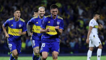 Anselmino metió su primer gol en Boca y valió un triunfo. (Foto: Fotobaires)