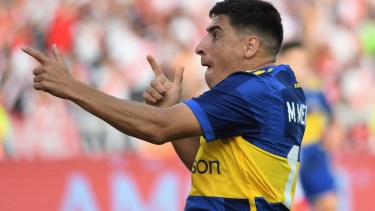 Con doblete de Merentiel y un tanto de Cavani, Boca le ganó a River. Foto: FBaires.