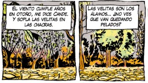 «El cumpleaños del viento», la nueva tira de Chelo Candia en el Voy