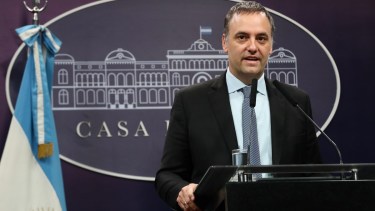 «Los desembolsos a la provincias no tienen que ver con el apoyo a la Ley Bases», dijo Adorni