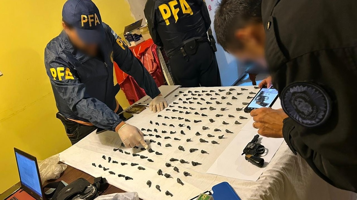 La PFA desarticuló una red de narcotráfico en Neuquén, secuestrando drogas y armas durante un operativo en la capital.