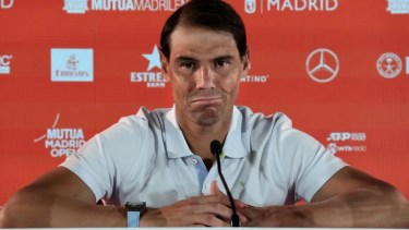 El tenista español brindó una conferencia de prensa ante de su debut en el Masters 1000 de Madrid.