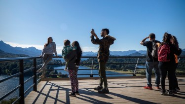 Bariloche alcanzó un 85% de ocupación. Foto: Marcelo Martinez