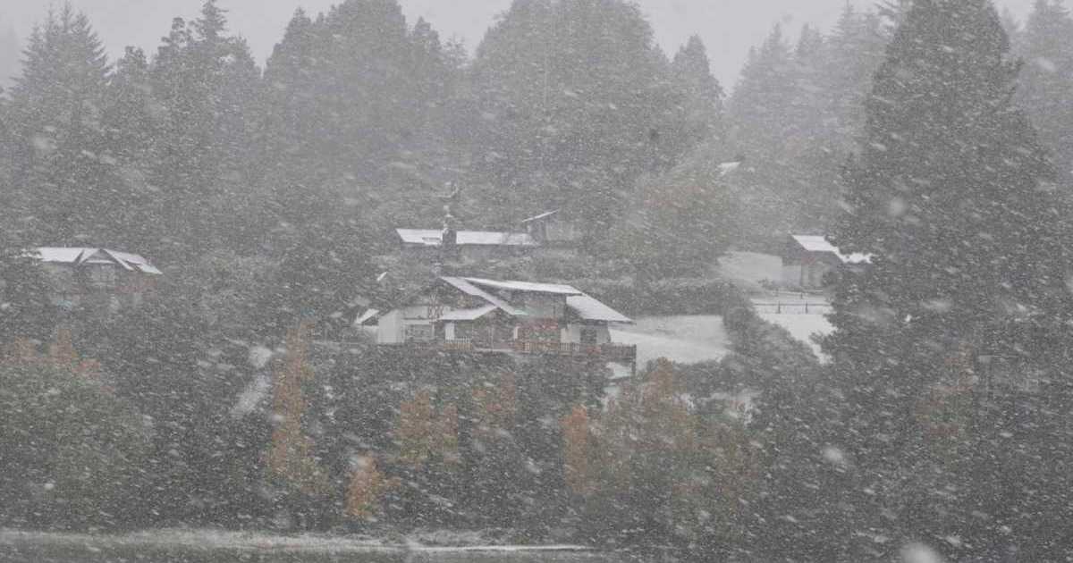 Llegó la nieve a Bariloche y complica el tránsito por la Ruta 40 y 23: cerraron el Paso Samoré thumbnail