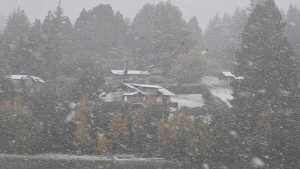 Alerta por fuertes nevadas este lunes en la zona de Bariloche