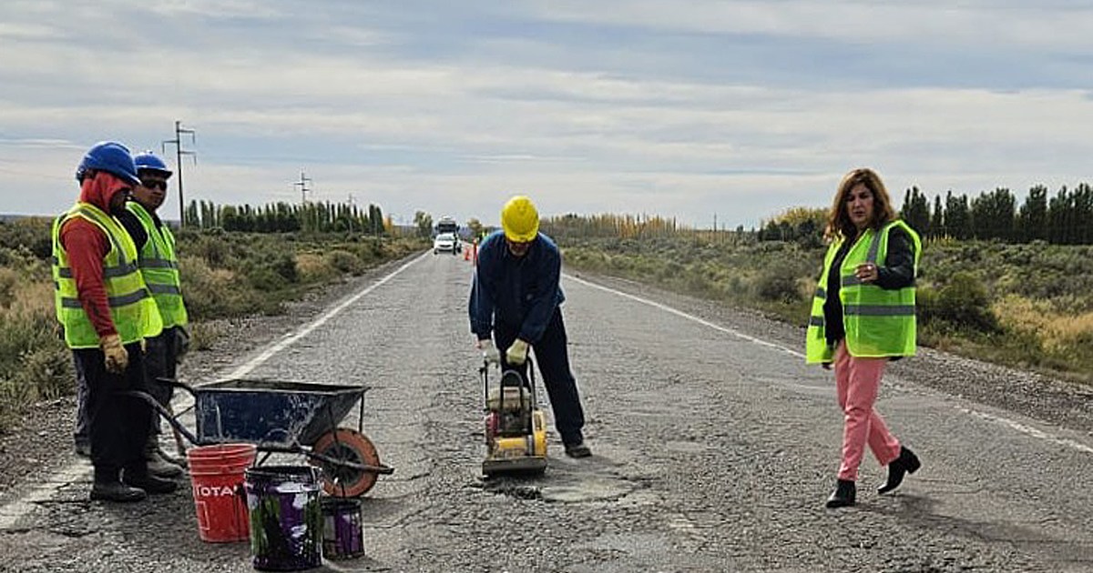 La intendenta de Catriel decidió tapar pozos de la Ruta 151 ante la ...