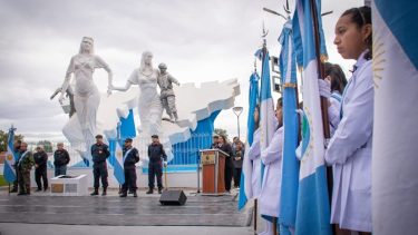Los veteranos de Malvinas de Cutral Co y Huincul estuvieron en la ceremonia. (Fotos: gentileza)