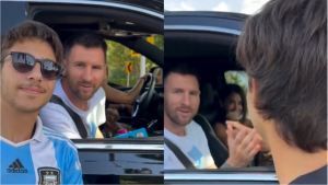 Video | El amigable gesto de Lionel Messi con hinchas argentinos, en Estados Unidos