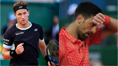 Casper Ruud logró un histórico triunfo y eliminó a Novak Djokovic del Masters 1000 de Montecarlo