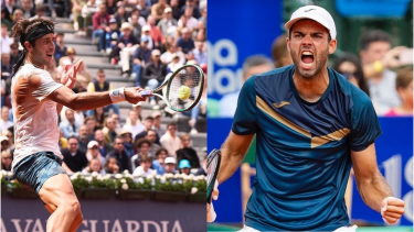 Etcheverry y Díaz Acosta, los flamantes clasificados a cuartos de final en Barcelona