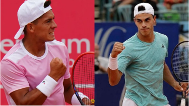 Siguen en carrera: Báez y Cerúndolo cosecharon un triunfo en la Caja Mágica