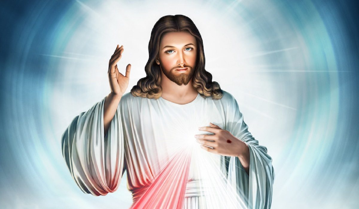 La Divina Misericordia de Jesús se celebra con esta imagen de Cristo.-