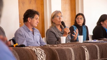 Horne encabezó el encuentro que se realizó en Agua Guzmán. Foto: gentileza.