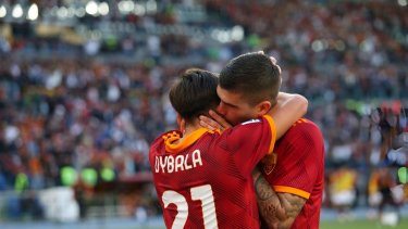 Con una asistencia de Dybala, Roma le ganó a Lazio el clásico de Italia