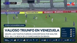 Video | El insólito momento en un canal de TV por una frase contra Boca en los títulos