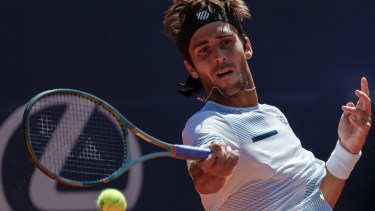 Tomás Etcheverry quedó eliminado del ATP de Barcelona. 