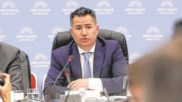 Gabriel Bornoroni, el nuevo jefe del bloque asumió tras el desplazamiento de Oscar Zago. Foto archivo. 