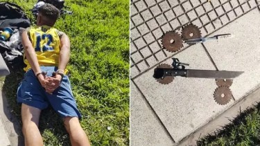 Un hombre intentó ingresar a Casa Rosada con un machete
