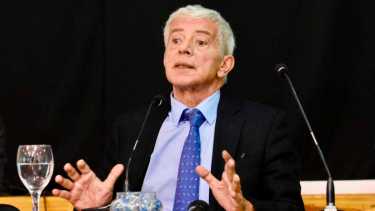 Los cuatro pasos que dará el gobierno para lograr "una modificación del sistema jurídico general del país", los explicó el ministro Cúneo Libarona en Neuquén. (Matías Subat) 