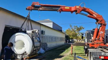 El equipo comprado en el marco de un programa de Nación fue ingresado esta semana a las instalaciones del hospital de Cipolletti. (Fotos: Secretaría de Comunicación)