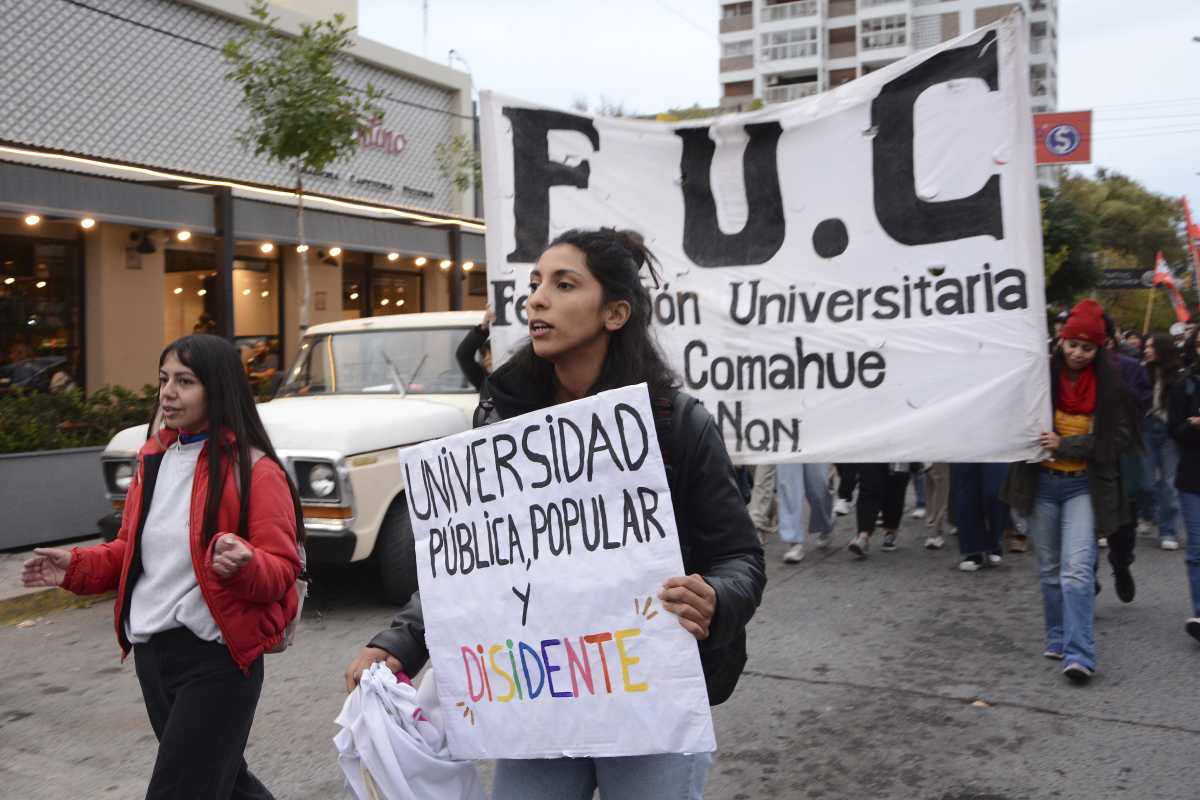 Marcha universitaria del martes 23: horarios en Neuquén y Río Negro (Foto: Archivo Andres Maripe)