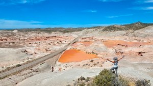 Es como caminar debajo del mar: Rocas Coloradas, una joya oculta en la Patagonia
