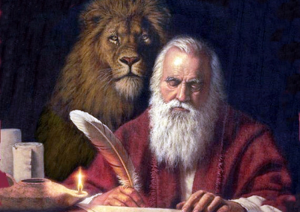 San Marcos Evangelista siempre es representado junto a un león.-