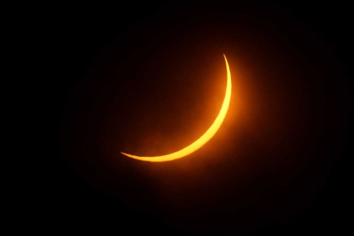 El eclipse solar se pudo apreciar ayer en Estados Unidos, Canadá y México. Foto: AP Photo/Eric Gay