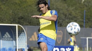 Preocupación en Boca de cara al partido con Newell´s: Edinson Cavani entrenó diferenciado