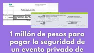 Desde LLA marcaron la contradicción entre los dichos de Weretilneck y la compra en el área de Deportes.