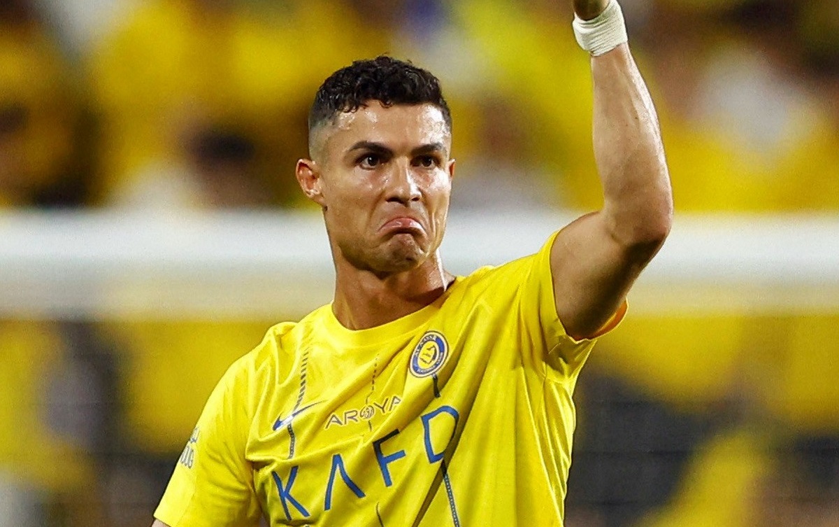 Cristiano Ronaldo fue expulsado en la Supercopa saudí.
