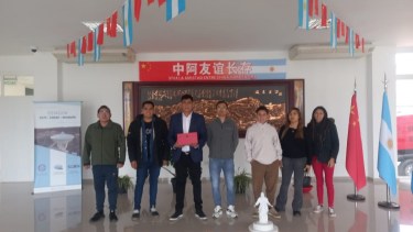 El intendente de Bajada del Agrio pidió ayuda a la estación china de Neuquén para construir un "Cristo"