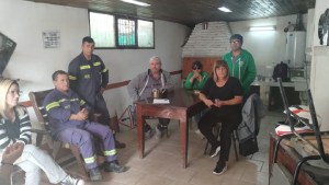 Trabajadores de Aguas Rionegrinas reclaman por mejores condiciones laborales