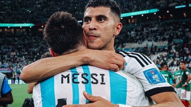 Exequiel Palacios habló sobre la capacidad de Martín Demichelis en River.