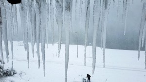 Fueron a una joya de la Patagonia, la nieve tapó la ruta y no se pueden ir: «Este lugar es hermoso»