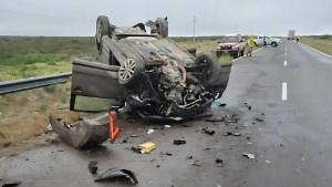 Seguidilla de vuelcos: heridos de Viedma, Catriel, Regina y Vista Alegre