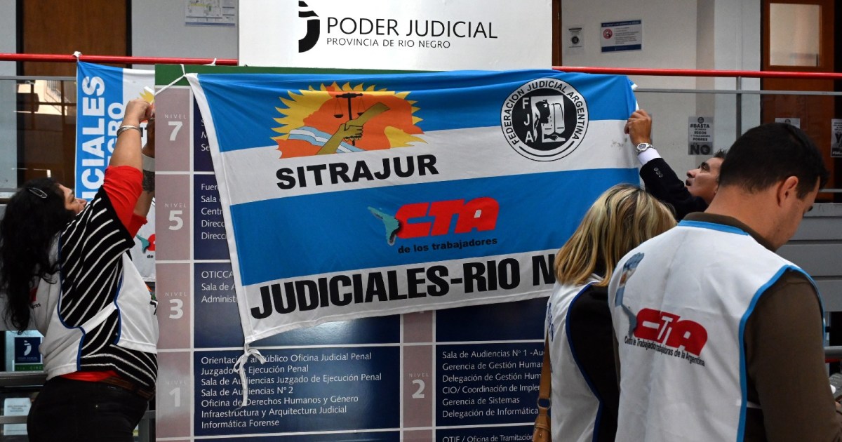 El martes habrá un paro de judiciales en Río Negro thumbnail