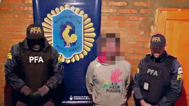 Detienen en El Hoyo a un hombre acusado de amenazar de muerte al presidente Javier Milei. Foto: PFA